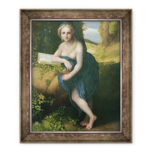 Tablou inramat - Correggio - Magdalena, 70 x 85 cm