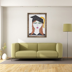 Tablou inramat - Daisy de Villeneuve - Absolvire, 60 x 80 cm - Img 2