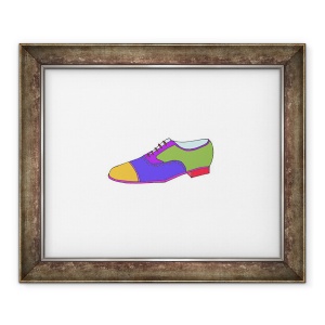 Tablou inramat - Daisy de Villeneuve - Brogue 2, 50 x 60 cm