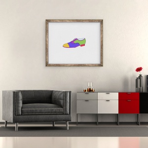 Tablou inramat - Daisy de Villeneuve - Brogue 2, 50 x 60 cm - Img 2