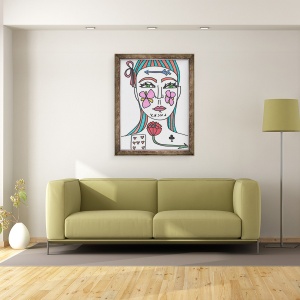 Tablou inramat - Daisy de Villeneuve - Lucky, 60 x 80 cm - Img 2
