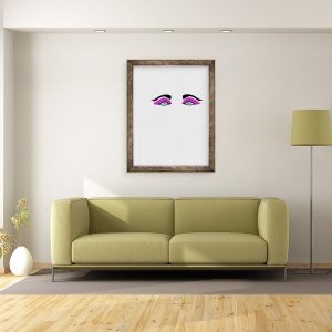 Tablou inramat - Daisy de Villeneuve - Ochi I, 70 x 90 cm - Img 2