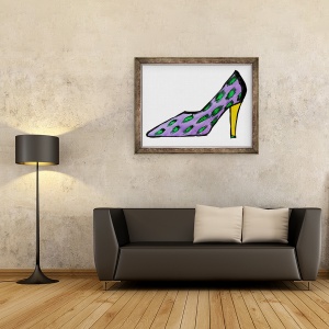 Tablou inramat - Daisy de Villeneuve - Toc Mare Violet, 60 x 80 cm - Img 2
