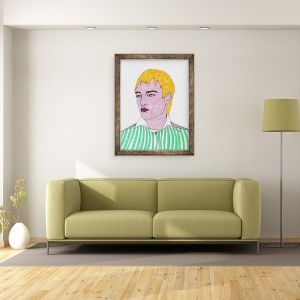 Tablou inramat - Daisy de Villeneuve - Tyler, 60 x 80 cm - Img 2