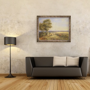 Tablou inramat - David Cox - Skylark, 60 x 80 cm - Img 2