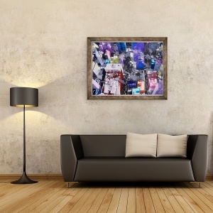 Tablou inramat - David Studwell - Metropolis VIIII, 70 x 90 cm - Img 2