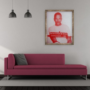 Tablou inramat - David Studwell - Mickey Rourke II, 50 x 60 cm - Img 2