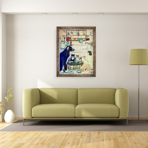 Tablou inramat - Deborah Eve Alastra - Ceai antic, 60 x 80 cm - Img 2