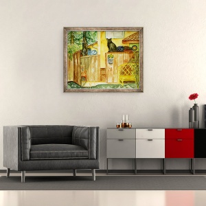 Tablou inramat - Deborah Eve Alastra - dupa-amiaza, 50 x 60 cm - Img 2