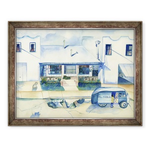 Tablou inramat - Deborah Eve Alastra - Om tortilla, 1984, 60 x 80 cm