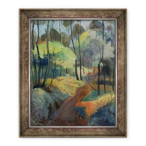Tablou inramat - Dorothea Maetzel-Johannsen - Calea forestiera, 50 x 60 cm