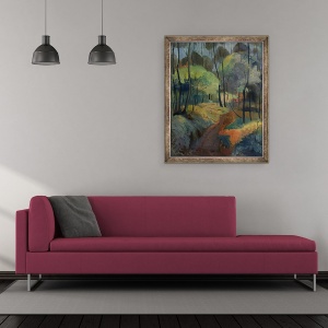 Tablou inramat - Dorothea Maetzel-Johannsen - Calea forestiera, 50 x 60 cm - Img 2