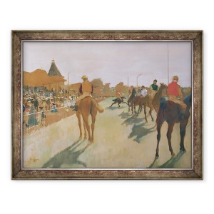 Tablou inramat - Edgar Degas - Parada, sau Cai de Cursa in fata standurilor, 70 x 90 cm