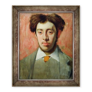 Tablou inramat - Edgar Degas - Portret De Albert Melida, 70 x 85 cm