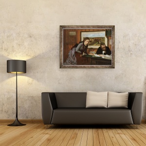 Tablou inramat - Edgar Degas - Suflat, 60 x 80 cm - Img 2