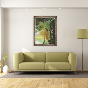 Tablou inramat - Edouard Manet - Pranz pe iarba III, 60 x 80 cm - Img 2