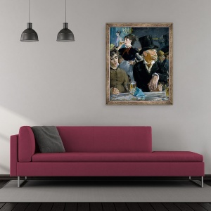 Tablou inramat - Edouard Manet - The Café-Concert, 50 x 60 cm - Img 2