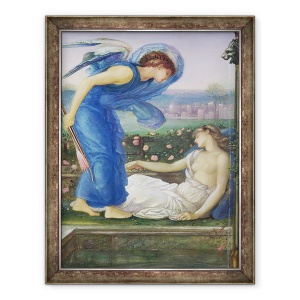 Tablou inramat - Edward Coley Burne-Jones - Cupidon si Psyche, 70 x 90 cm