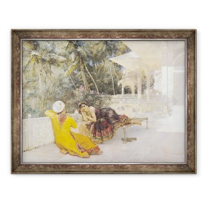 Tablou inramat - Edwin Lord Weeks - Printesa din Bengal, 70 x 90 cm