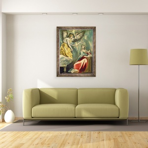 Tablou inramat - El Greco - Buna Vestire I, 60 x 80 cm - Img 2
