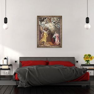 Tablou inramat - El Greco - Buna Vestire II, 60 x 80 cm - Img 3