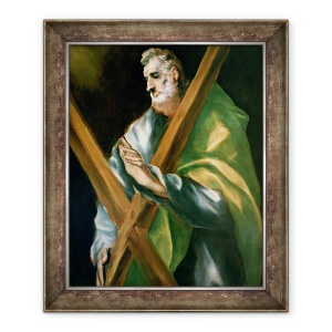 Tablou inramat - El Greco - St. Andrew, 50 x 60 cm
