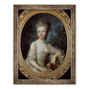 Tablou inramat - Elisabeth Louise Vigee-Lebrun - Portretul unei tinere, 70 x 90 cm