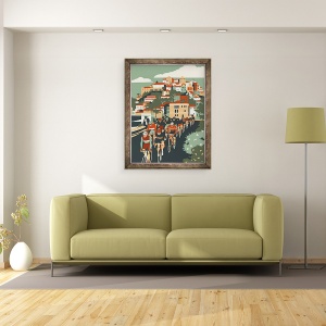 Tablou inramat - Eliza Southwood - Milano - San Remo, 70 x 90 cm - Img 2