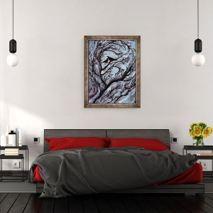 Tablou inramat - Ellen Golla - Ziua furtunoasa, Parcul Greenwich, 70 x 90 cm - Img 3