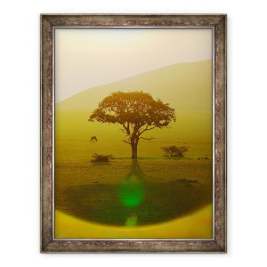 Tablou inramat - Eric Meyer - Paradisul dupa ploaie, Hills Chyulu, 2018, 60 x 80 cm