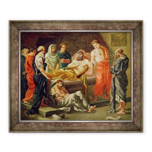Tablou inramat - Eugene Delacroix - Moartea lui Marcus Aurelius, 70 x 85 cm