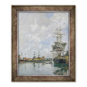 Tablou inramat - Eugene Louis Boudin - Deauville, 70 x 85 cm