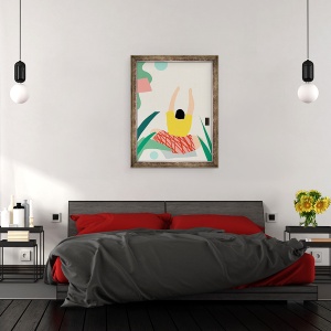 Tablou inramat - Ewelina Skowronska - yoga, 60 x 80 cm - Img 3