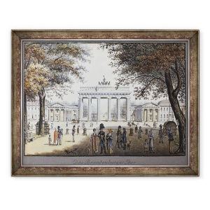 Tablou inramat - F.A. Calau - Poarta Brandenburg, 60 x 80 cm