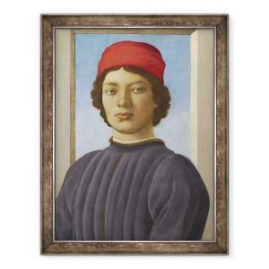 Tablou inramat - Filippino Lippi - Portretul unui Tineret, 70 x 90 cm