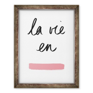 Tablou inramat - Florent Bodart - La vie en rose, 70 x 90 cm