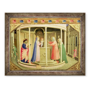 Tablou inramat - Fra Angelico - Prezentarea in templu, 70 x 90 cm
