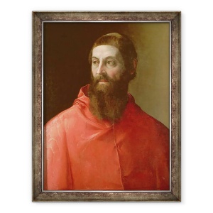 Tablou inramat - Francesco de Rossi Salviati Cecchino - Cardinal Rudolfo Pio, 60 x 80 cm