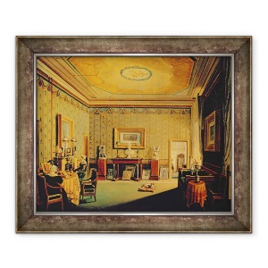 Tablou inramat - Francesco Diofebi - Salon in Casa Barbierrini, 50 x 60 cm
