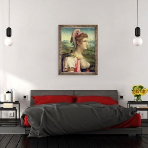 Tablou inramat - Francesco Ubertini Verdi Bachiacca - Sibyl, 70 x 90 cm - Img 3