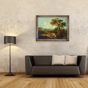 Tablou inramat - Francesco Zuccarelli - peisaj, 60 x 80 cm - Img 2