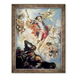 Tablou inramat - Francisco Herrera the Younger - Triumful Sfantului Hermengild, 60 x 80 cm