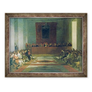 Tablou inramat - Francisco Jose de Goya y Lucientes - Junta din Filipine, 70 x 90 cm