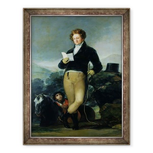 Tablou inramat - Francisco Jose de Goya y Lucientes - Portretul lui Don Francisco de Borja Tellez Giron 1786-1851 c.1816, 60 x 80 cm