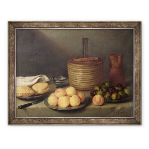 Tablou inramat - Francisco Palacios - Natura moarta cu fructe, 60 x 80 cm