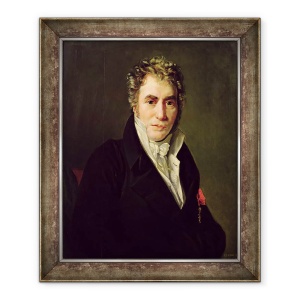 Tablou inramat - Francois Joseph Navez - Jacques Louis David 1748-1825 1817, 50 x 60 cm