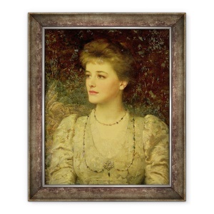 Tablou inramat - Frank Dicksee - Lady Palmer, 70 x 85 cm