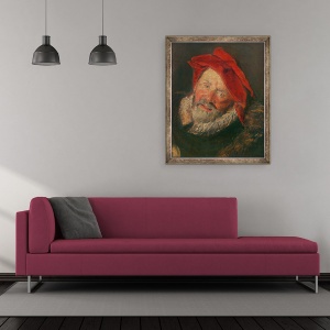 Tablou inramat - Frans Hals - Portret De Barbat, 50 x 60 cm - Img 2
