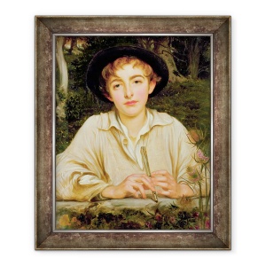 Tablou inramat - Frederic Leighton - Muzica Rustica, 50 x 60 cm