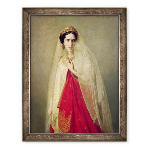 Tablou inramat - Friederike Emile August O'Connell - Portretul lui Rachel, 70 x 90 cm